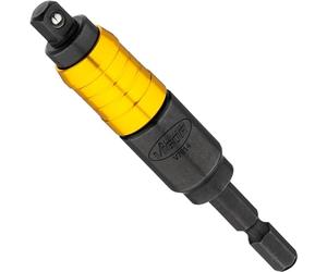VIGOR Adaptador de llave de vaso de 1/4 con articulación V7614, Accesorio para herramienta de aflojar y apretar/desmontar componentes, Accionamiento: hexágono macizo 6,3 (1/4 pulgada)