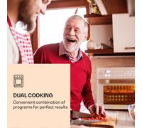 Vigor Air Hot Air Fryer 1800 W 30 litros 18 programas de calor superior e inferior Klarstein