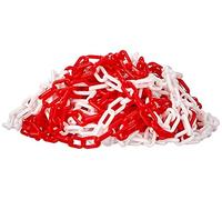 Vigor Blinky 7900-10 - Cadena De Plástico, 25 M, 5X20X30 Mm, Bicolor, Blanco/Rojo