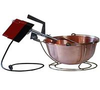 Vigor Blinky Nuova Fac - Olla eléctrica de 10 litros con motor mejorado de cobre (24 W) (9 litros efectivos), color marrón, 10 litros