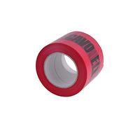 Vigor - Cinta señalización de entero rojo-corriente 200 m h.100 mm 20 uds. - 16175