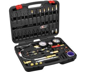 VIGOR compression and pressure loss tester set V4461, for diesel and petrol engines, professional testing of compression or pressure loss for most car, truck and other engines' motores