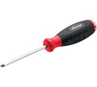 VIGOR - Destornillador para tornillos ranurados V5010-SL3.5, 3.5 mm, con tapa de golpe y cuadrado de accionamiento, hoja hexagonal, cuadrada 1/4 de pulgada