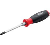 VIGOR Destornillador Phillips V5010-PH2, PH2, con caperuza de impacto y cuadradillo, hoja hexagonal para cargas elevadas