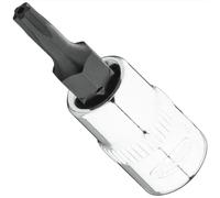 VIGOR Inserto de destornillador ∙ V7037-IPR15 ∙ Cuadrado de 6,3 mm (1/4 pulgadas) ∙ Perfil interior de 5 estrellas con espigas ∙ T15+H