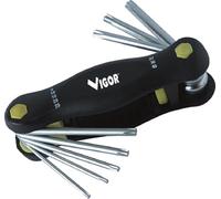 Vigor Juego de llaves Allen Torx 7 piezas
