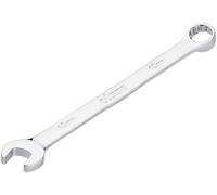 ViGOR Llave combinada V7740-10, SW 10 mm, versión larga, desviación de 15 grados, perfil hexagonal exterior y hexagonal doble, cromada y pulida