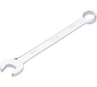 ViGOR Llave combinada V7740-19, SW 19 mm, versión larga, desviación de 15 grados, perfil hexagonal exterior y hexagonal doble, cromada y pulida