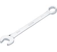 ViGOR Llave combinada V7740-21, SW 21 mm, versión larga, desviación de 15 grados, perfil hexagonal exterior y hexagonal doble, cromada y pulida