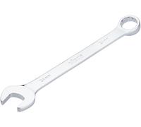 ViGOR Llave combinada V7740-24, SW 24 mm, versión larga, desplazamiento de 15 grados, perfil hexagonal exterior y hexagonal doble, cromada y pulida