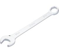 ViGOR Llave combinada V7740-27, SW 27 mm, versión larga, desviación de 15 grados, perfil hexagonal exterior y hexagonal doble, cromada y pulida