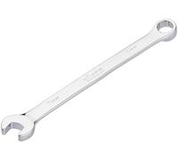 ViGOR Llave combinada V7740-7, SW 7 mm, versión larga, desplazamiento de 15 grados, perfil hexagonal exterior y hexagonal doble, cromada y pulida