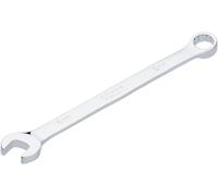 ViGOR Llave combinada V7740-8, SW 8 mm, versión larga, desplazamiento de 15 grados, perfil hexagonal exterior y hexagonal doble, cromada y pulida