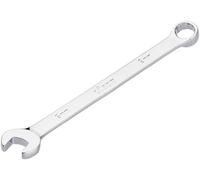 ViGOR Llave combinada V7740-9, SW 9 mm, versión larga, desviación de 15 grados, perfil hexagonal exterior y hexagonal doble, cromada y pulida