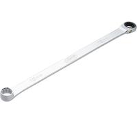 Vigor Llave de estrella con carraca V7031-16, extra larga, 16 mm AF, 362 mm de longitud, 72 dientes, cromada y pulida, para mayor transmisión de fuerza, diseño fino