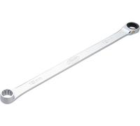 Vigor llave de estrella de carraca V7031-18, extra larga, 18 mm AF, 388 mm de longitud, 72 dientes, cromada y pulida, para mayor transmisión de fuerza, diseño fino