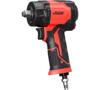 VIGOR Llave de impacto de aire comprimido V5771, 1/2 pulgada de accionamiento, 1200 Nm de par de afloje, 850 Nm de par de apriete, 6,3 bar de presión de funcionamiento, ligera, compacta, potente