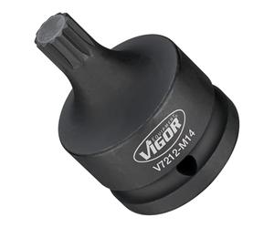 Vigor Schlagschrauber Schraubendreher-Einsatz 3/4" - Vielzahn XZN - M14 V7212-M14