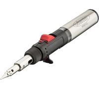 VIGOR Set de soldador a gas V5512, 7 adaptadores diferentes, combina soldador, soplete y pistola de aire caliente, 12 piezas individuales