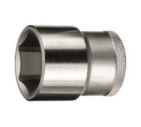 Vigor V2075 - Punta de destornillador hexagonal (8 mm, 100 mm, 1/2")