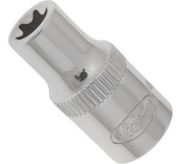ViGOR V2188N - Llave de vaso T 1/4 E7 de 1/4 pulgadas (6,3 mm, perfil E, longitud 25 mm, accionamiento de alta calidad para trabajos precisos)
