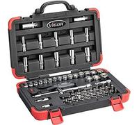 VIGOR V2305N Juego de llaves de vaso, Accionamiento: cuadrado de 3/8 pulgadas (10 mm), Perfil hexagonal exterior, perfil en T, perfil hexagonal interior, perfil Phillips PH y mucho más