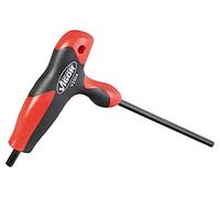 Vigor V2489 - Destornillador hexagonal con mango en T (2 mm, longitud: 156 mm)