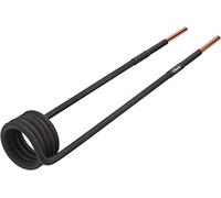 ViGOR V4891-3 Bobina rígida de 225 mm de longitud, 26 mm de diámetro interior, para tornillos hasta M12, compatible con el calentador de inducción V4891