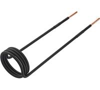 ViGOR V4891-9 Bobina rígida de 220 mm de longitud, 45 mm de diámetro interior, para tornillos hasta M22, alineación vertical, adecuada para el calentador de inducción ViGOR V4891".