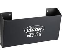 ViGOR V6393-S Portadocumentos pequeño V6393-S, 340 x 70 x 156 mm, para todos los carros de taller ViGOR, para guardar portapapeles y bolsas de pedidos, profundidad de estante 43 mm