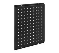 ViGOR V6399 Panel perforado para carro de taller Series L y XL, flexible para disposición de herramientas, 520 x 400 mm, fijación en casquillos roscados existentes