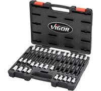 ViGOR V7919 - Juego de destornilladores hexagonales con cabeza esférica