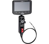 VIGOR Videoendoscopio V7501-39, documentación de averías con sonda de 3,9 mm, 1000 mm de Longitud, cámara de 1280x720 píxeles, 6 LED Regulables, Pantalla de 5 Pulgadas, Cable de Carga USB Incluido