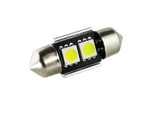 VIGORFLYRUN PARTS LTD 10 Piezas 31 MM 2SMD 5050 LED Canbus Interior del Coche Luz Auto Domo Lámpara de Adorno Bulbo Blanco 12V