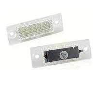 VIGORFLYRUN PARTS LTD 2pcs 18 LED Luz de Matrícula Bombilla Licencia Número Placa Lámparas de Luz para Touran Caddy 3 Golf 5 Plus J-ETTA 5 P-assat B5.5 B6 Sedan