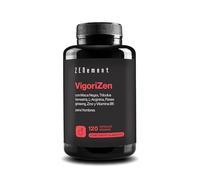 VigoriZen con Maca Negra, Tribulus terrestris, L-Arginina, Ginseng, Zinc y Vitamina B6 - Testosterona y Metabolismo Energético Masculino - 120 Cápsulas Veganas - Zenement