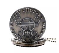 VIGOROSO One Piece Vintage Antique Bronze Steampunk Quartz Pocket Watch Necklace Pendant Gift Box