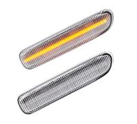 VIGORTHRIVE Intermitente dinámico Indicador secuencial Lámpara repetidora Indicador lateral LED Luz de señal de giro Compatible for BMW 3 series E46 1997-2001