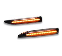 VIGORTHRIVE Intermitente dinámico Indicador secuencial Lámpara repetidora Indicador lateral LED Luz de señal de giro for BMW 7 series E65 E66 E67 E68