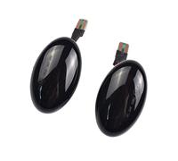 VIGORTHRIVE Intermitente dinámico negro Indicador secuencial Lámpara repetidora Indicador lateral LED Luz de señal de giro Compatible with Mercedes-Benz Smart W450 W452 A-class W168 Vito W639 W447