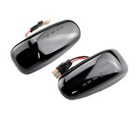 VIGORTHRIVE Intermitente dinámico negro Indicador secuencial Lámpara repetidora Indicador lateral LED Luz de señal de giro Compatible with Mercedes W210 W202 W208 R170 W638 2108200921