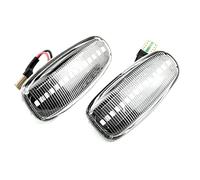 VIGORTHRIVE Intermitente dinámico transparente Indicador secuencial Lámpara repetidora Indicador lateral LED Luz de señal de giro Compatible with Mercedes-Benz W210 W202 W208 R170 W638 2108200921
