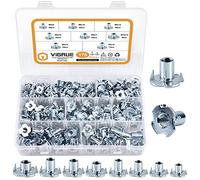 VIGRUE 175 tuercas de impacto con 4 puntas de impacto de acero galvanizado, rosca de impacto para fijación de componentes disponibles en M5, M6, M8, M10, para muebles, carpintería