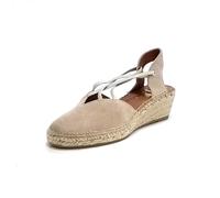 Viguera Alpargata Casual de Serraje, con cuña de Yute Natural - 2007 para: Mujer Color: Desert Talla: 37