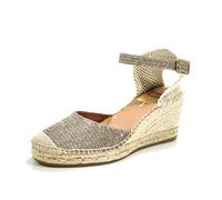 Viguera Alpargata Casual de Tela, con cuña de Yute - 1743 para: Mujer Color: Bronce Talla: 37