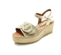 Viguera Alpargata Casual de Tela con cuña de Yute - 2309 para: Mujer Color: Camello Talla: 36