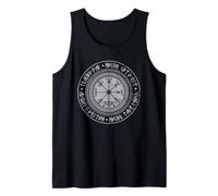 Vigvisir Viking Compass. Travel Far. Nunca te quedes perdido. Camiseta sin Mangas
