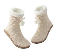 Vihir Calcetines Mujer & Hombre Calcetines Pantuflas Antideslizantes, Gruesos Calcetines de Piso Casa, Calcetines Pantuflas Cómodos,Calcetines Navideños Cálidos De Invierno,Calcetines Tejidos En Casa