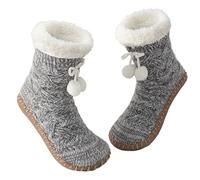 Vihir Calcetines Mujer & Hombre Calcetines Pantuflas Antideslizantes, Gruesos Calcetines de Piso Casa, Calcetines Pantuflas Cómodos,Calcetines Navideños Cálidos De Invierno,Calcetines Tejidos En Casa