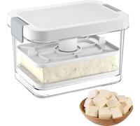 Vihoom Prensa de Tofu con Escurridor y Filtro, Tofu Press para Tofu Firme y Extra Firme, Eliminación Fácil de Agua del Tofu, Fabricante de Tofu para Preparación Rápida y Sin Esfuerzo de Comidas